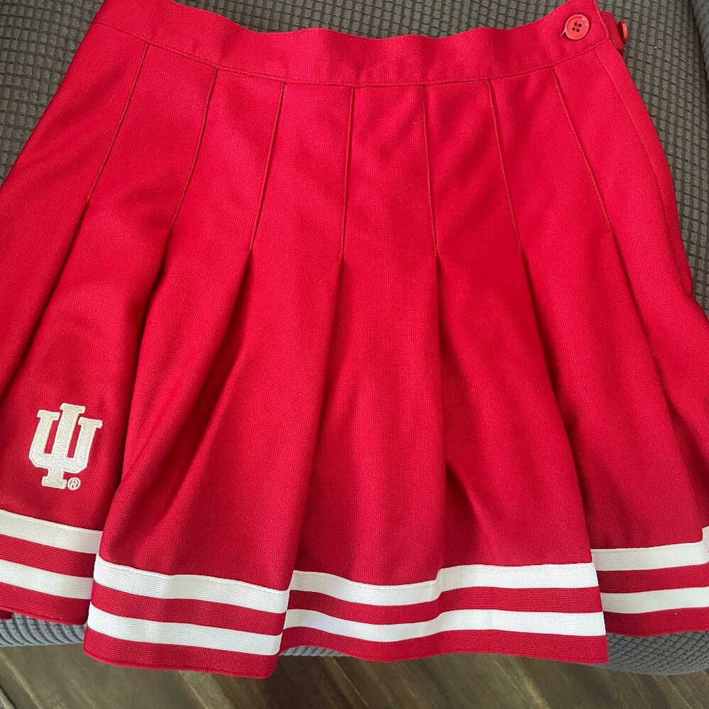 Indiana University Hoosiers Pleated Cheer Skirt Size Small